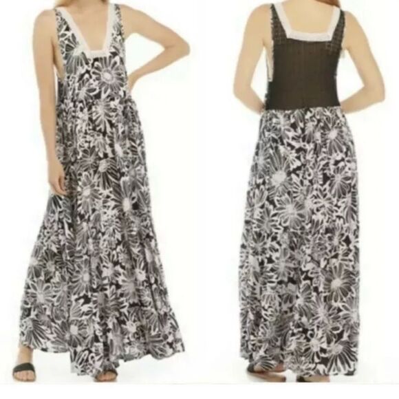 Free People Intimately Tiers For You Maxi Dress Size Small - Picture 1 of 9